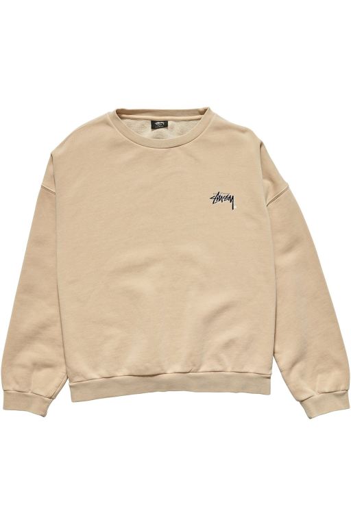 Stussy Womens Parkway OS Crew Sweaters Orange - WKYJH9813